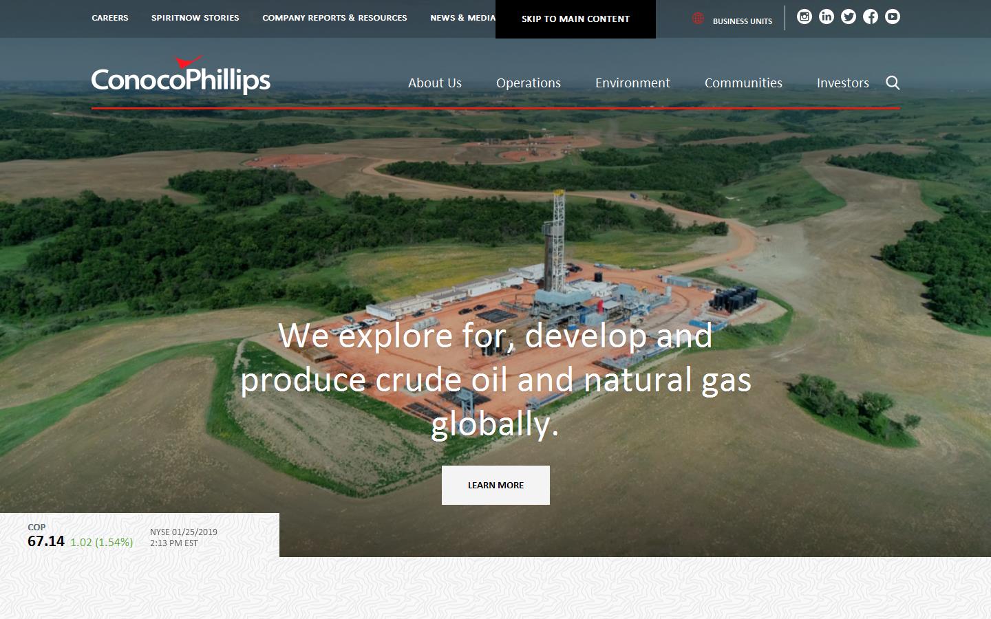 Conocophillips Website