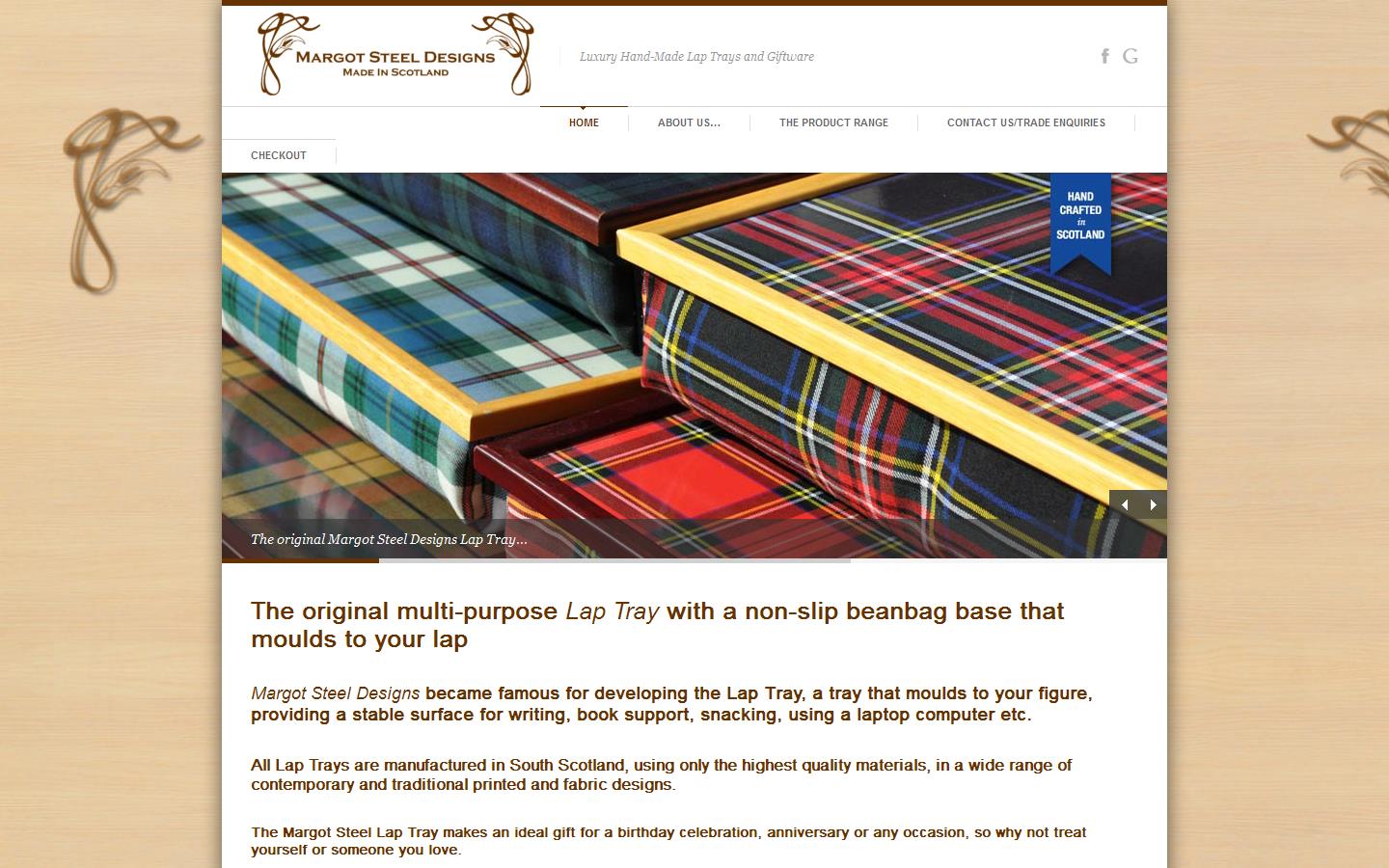 Margot Steel Designs Website