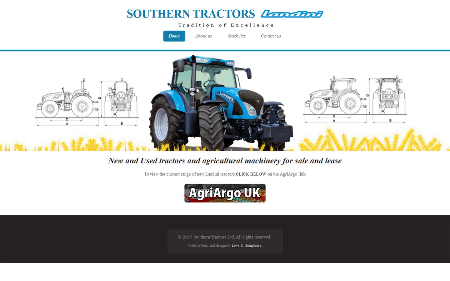 Southern Tractors Website