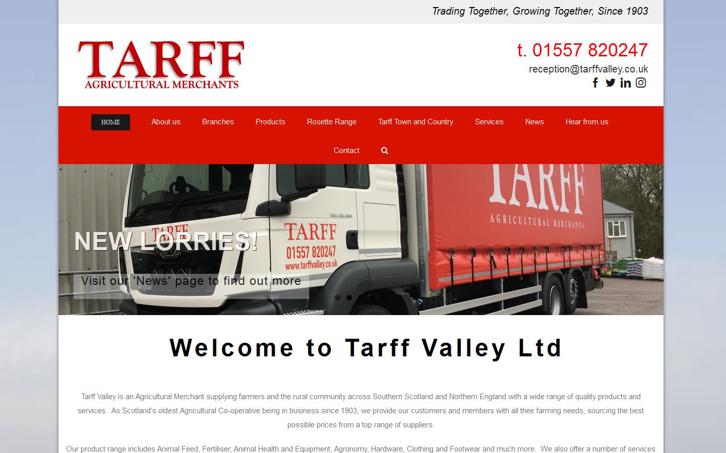 Tarff Valley Ltd Website