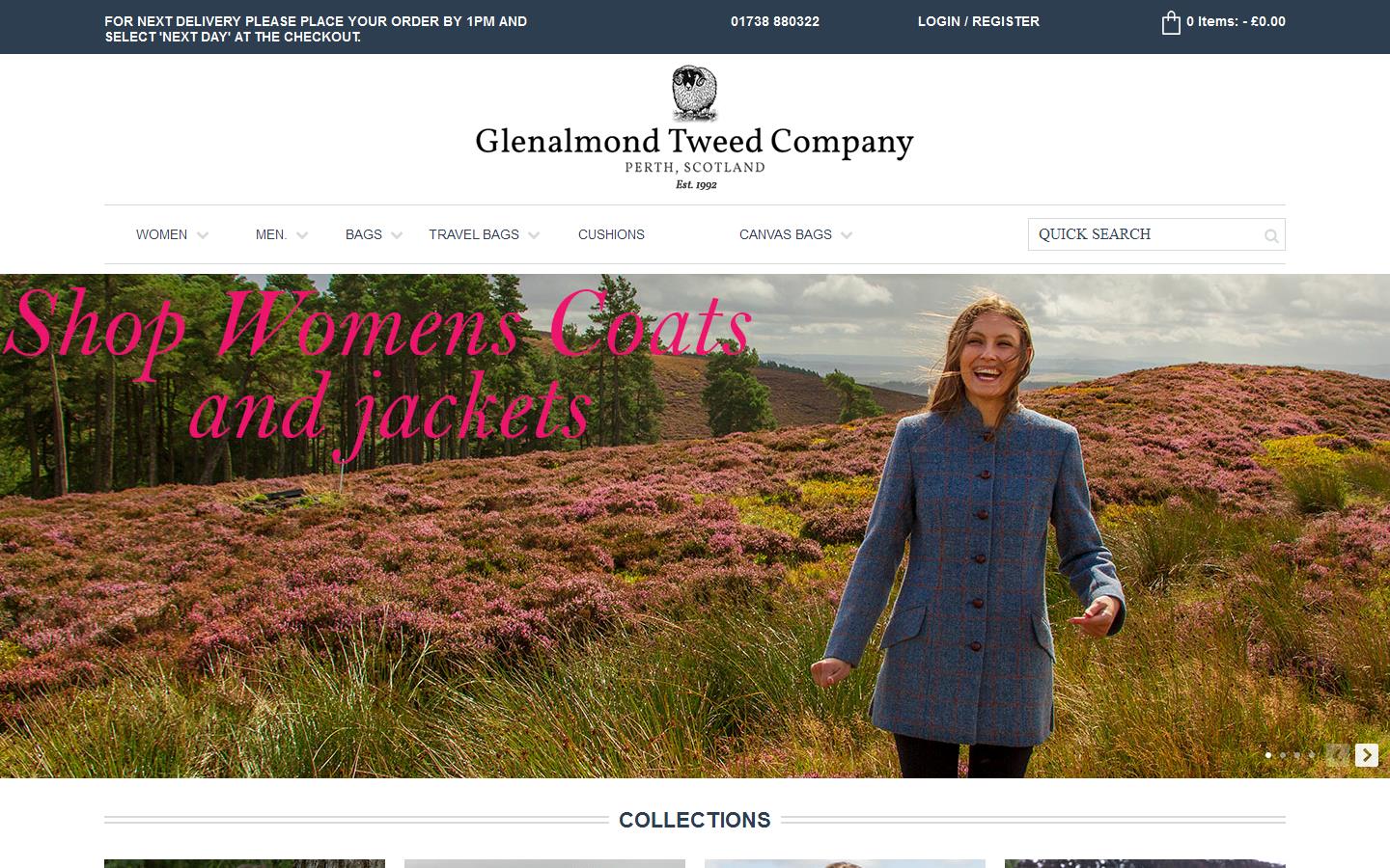 Glenalmond Tweed Company Website