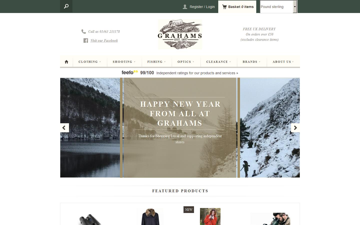 Grahams of Inverness Ltd Website
