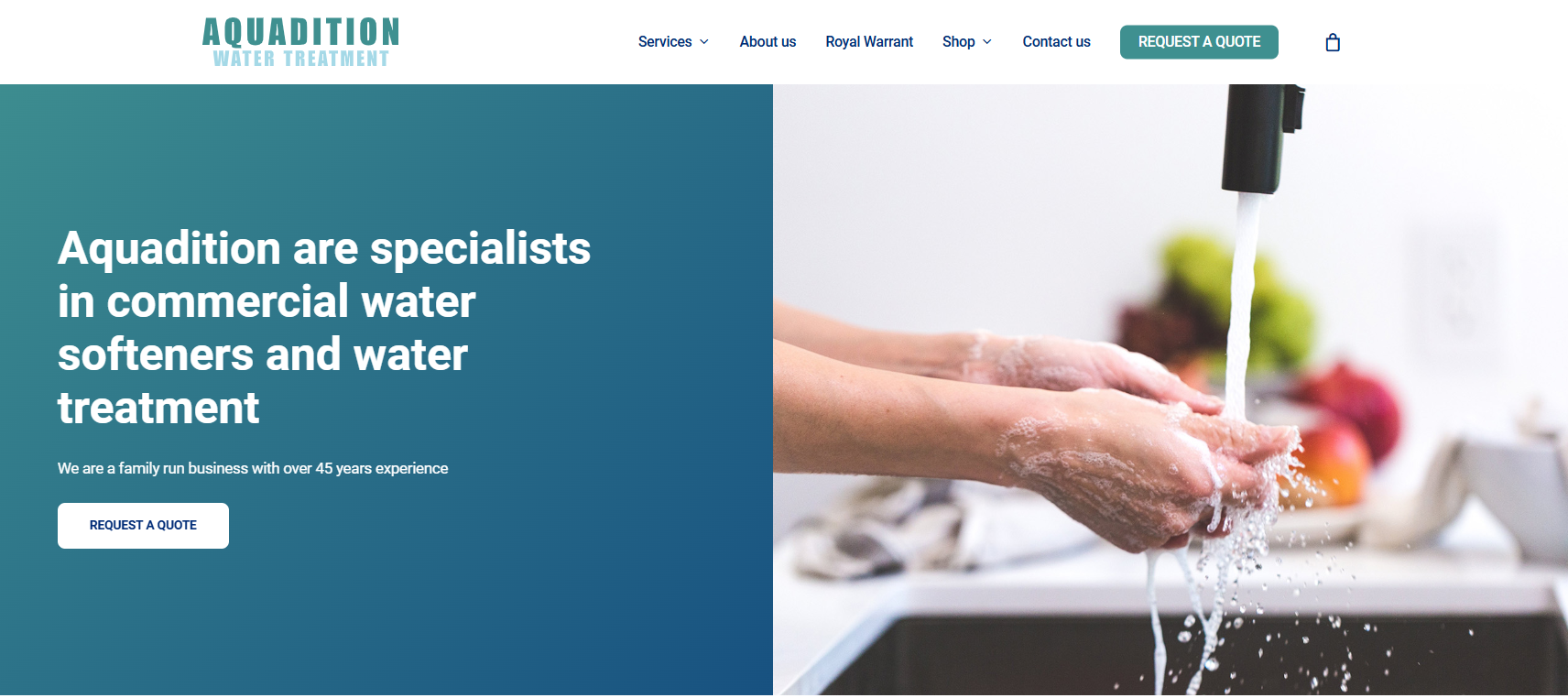 Aquadition Ltd Website