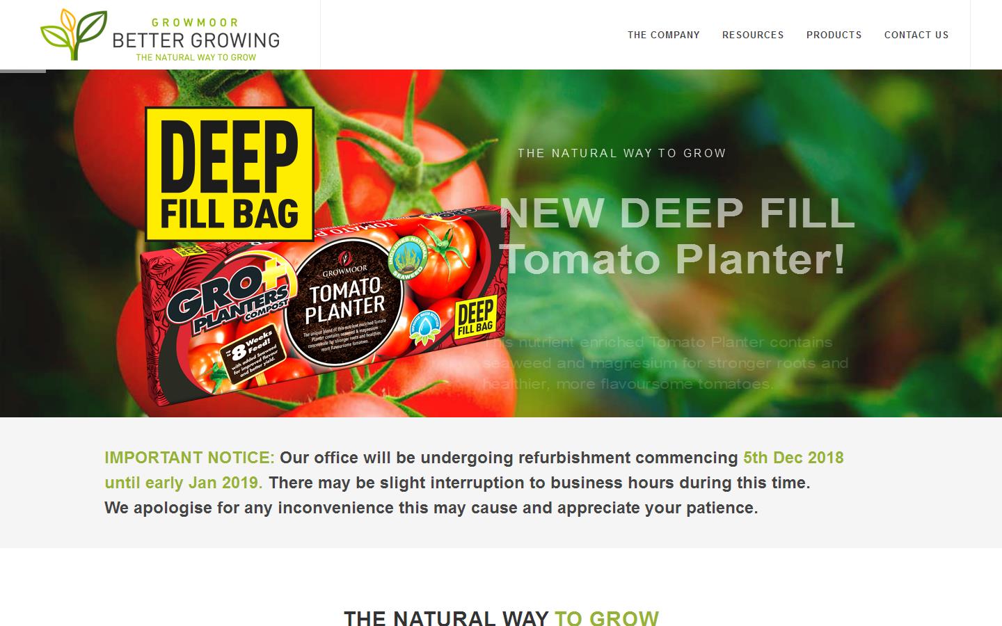 Growmoor Better Growing Website