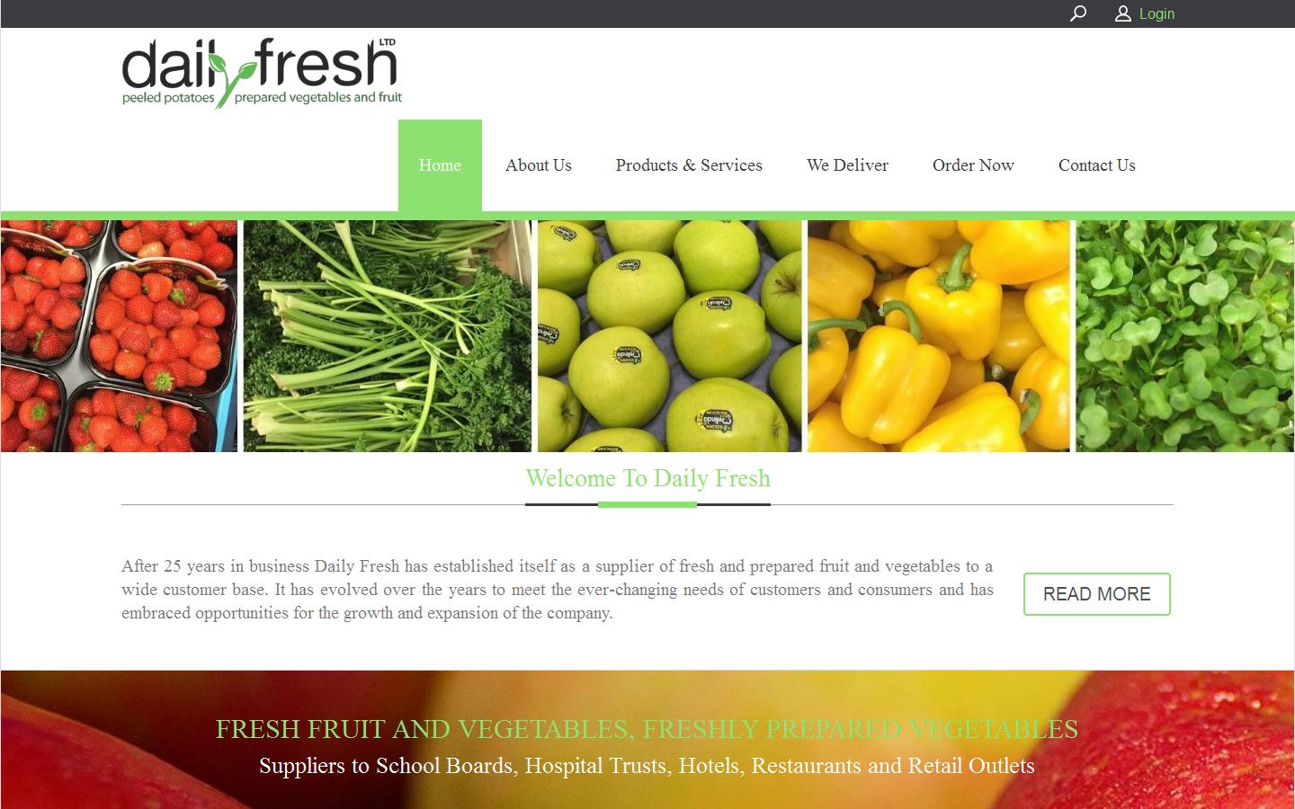 Daily Fresh Website