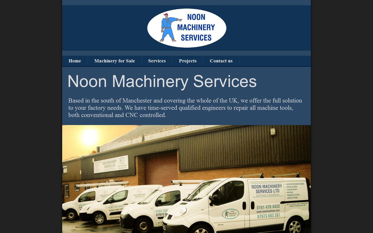 Noon Machinery Services Ltd Website