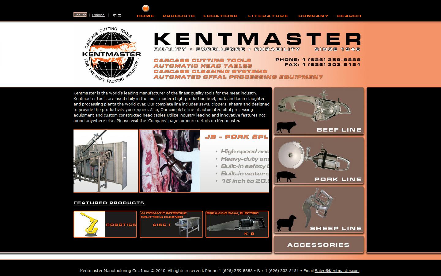 Kentmaster Website