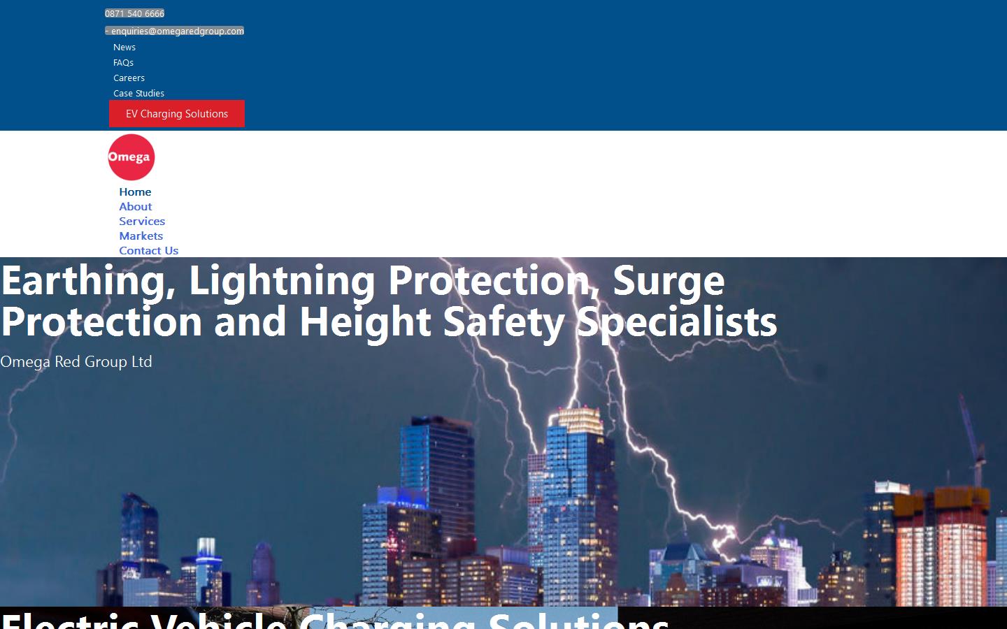 Omega Red Group Ltd Website