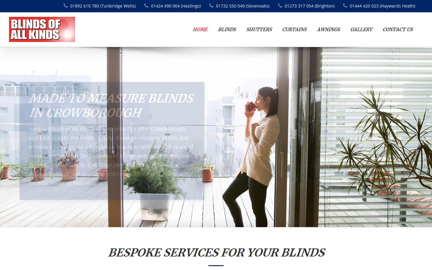 Blinds of All Kinds Website