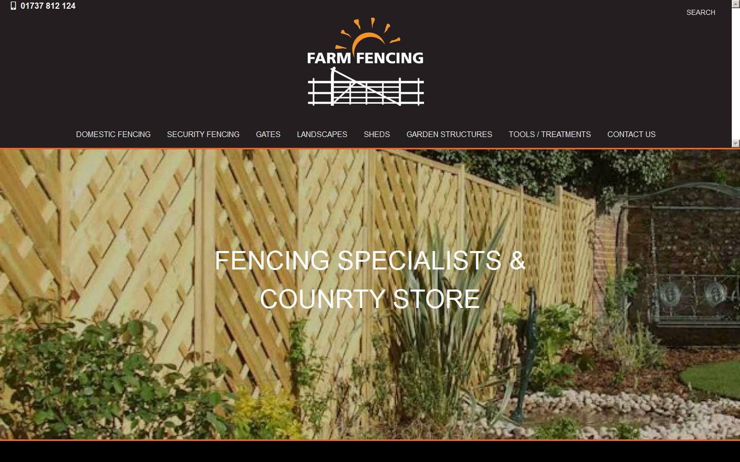 Farm Fencing Ltd Website