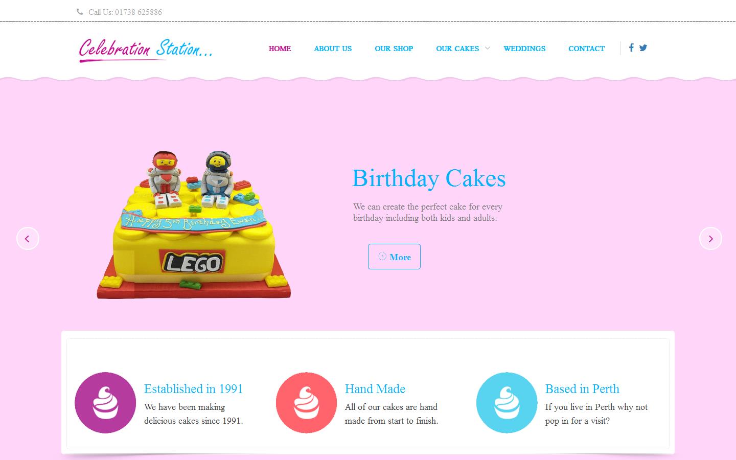 Celebration Station Website