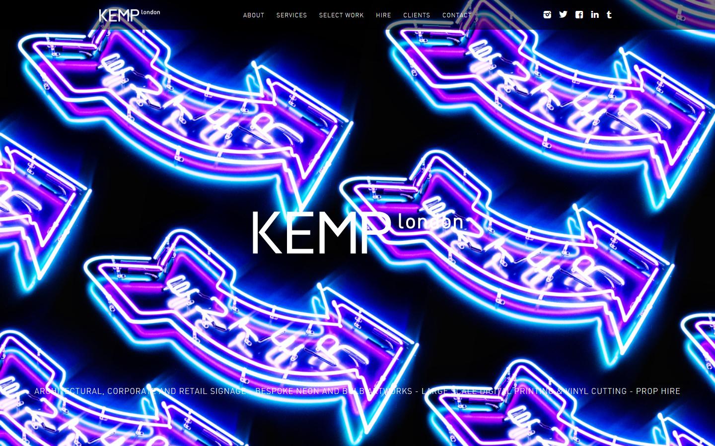 Kemp Signs Website