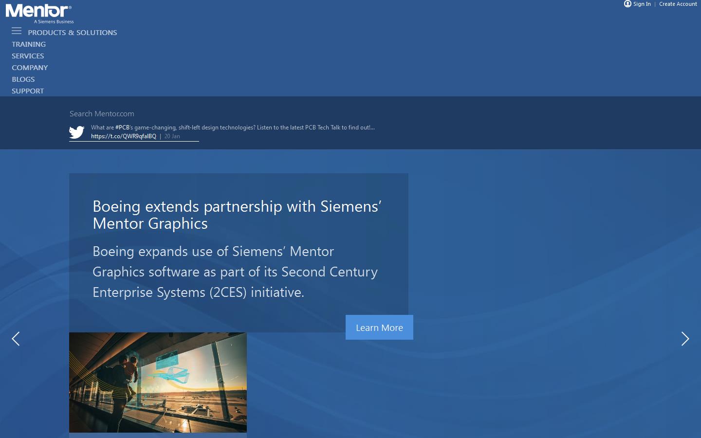 Mentor Graphics Ltd Website