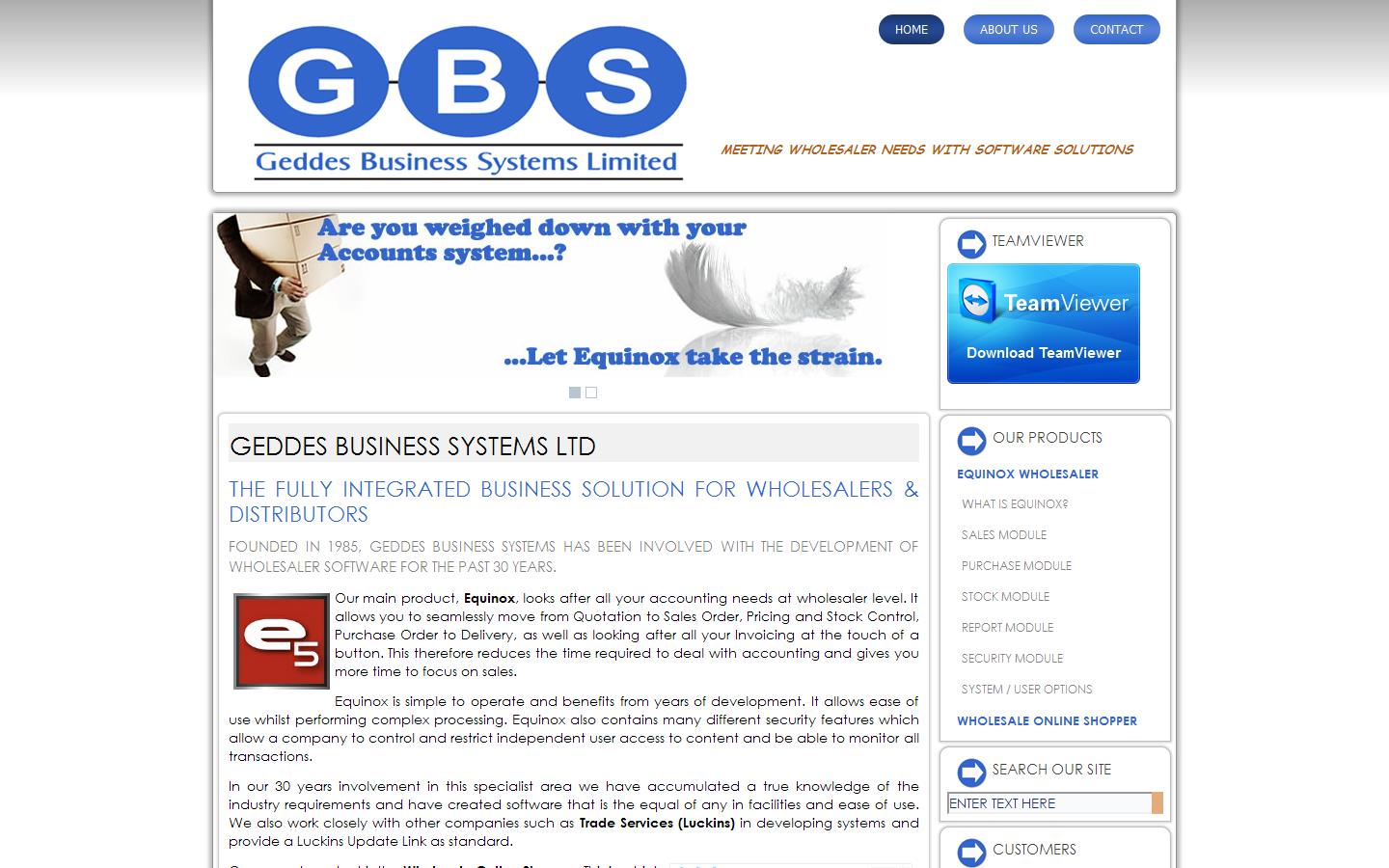 Geddes Business Systems Ltd Website