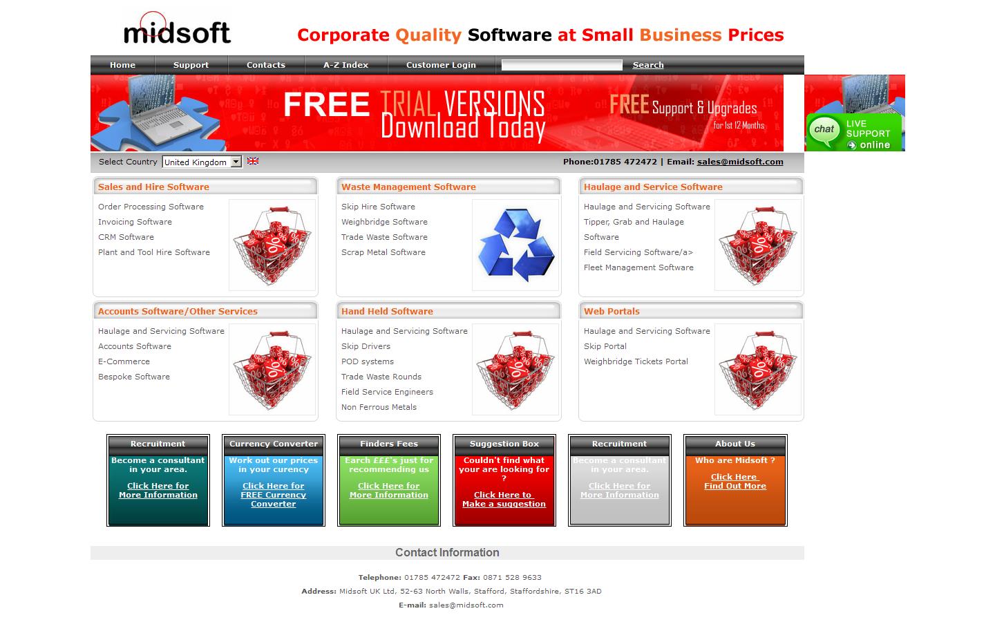 Midsoft Website