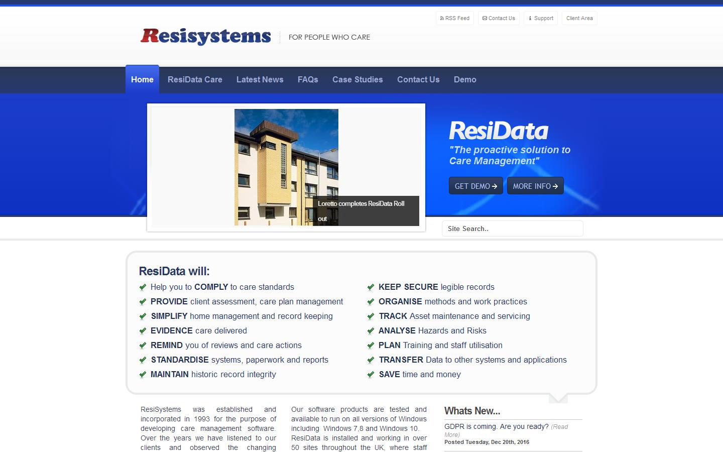 Resisystems Website
