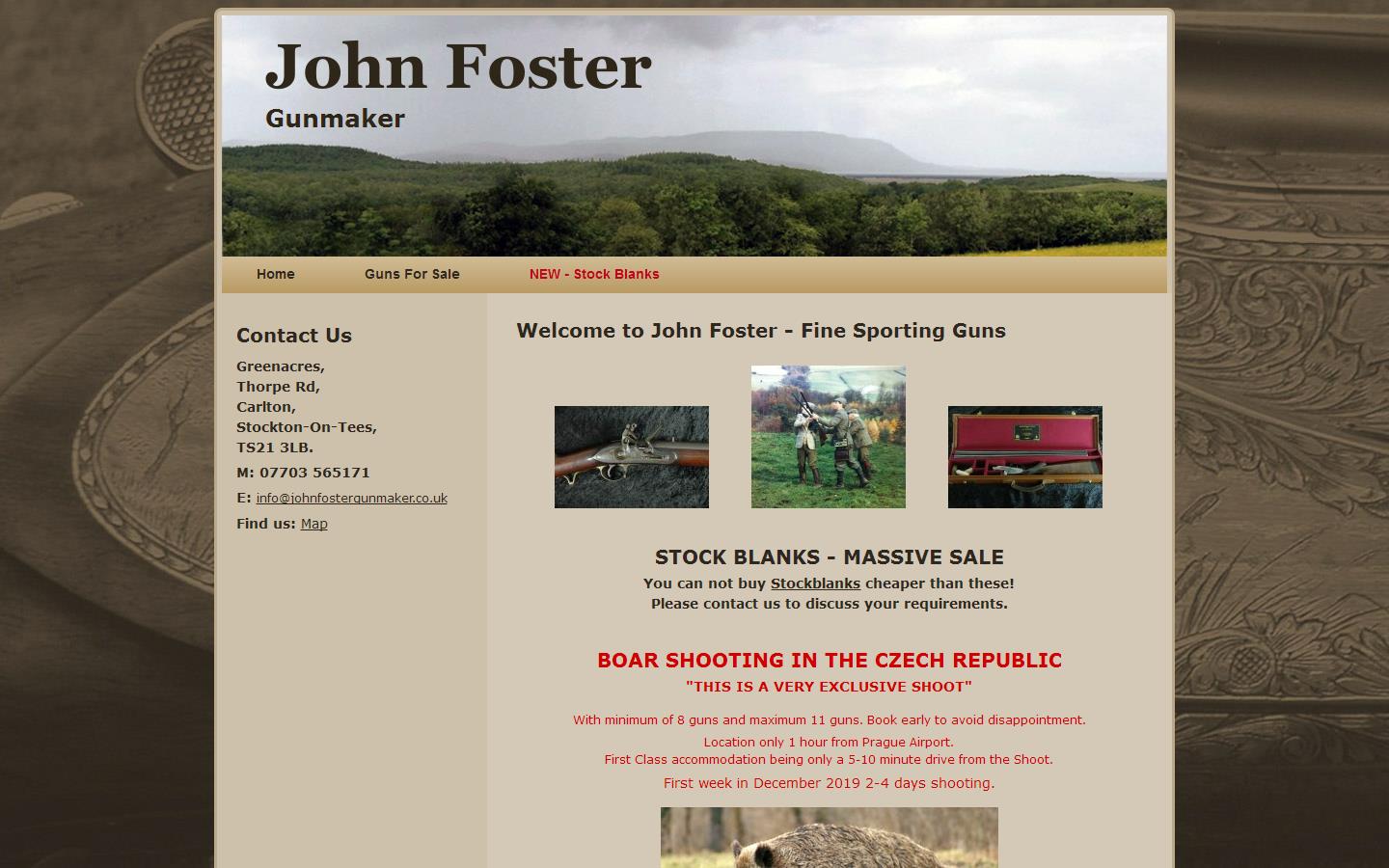 John Foster Gunmaker Website