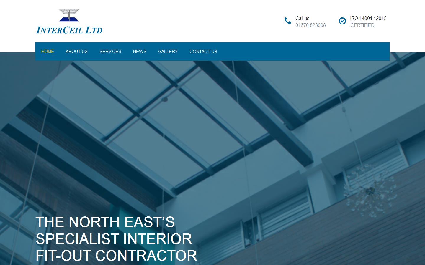 Interceil Ltd Website