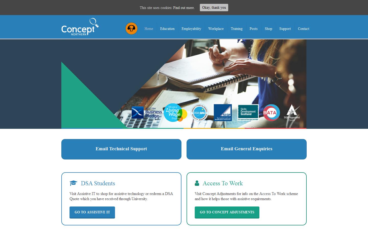 Concept Northern Website