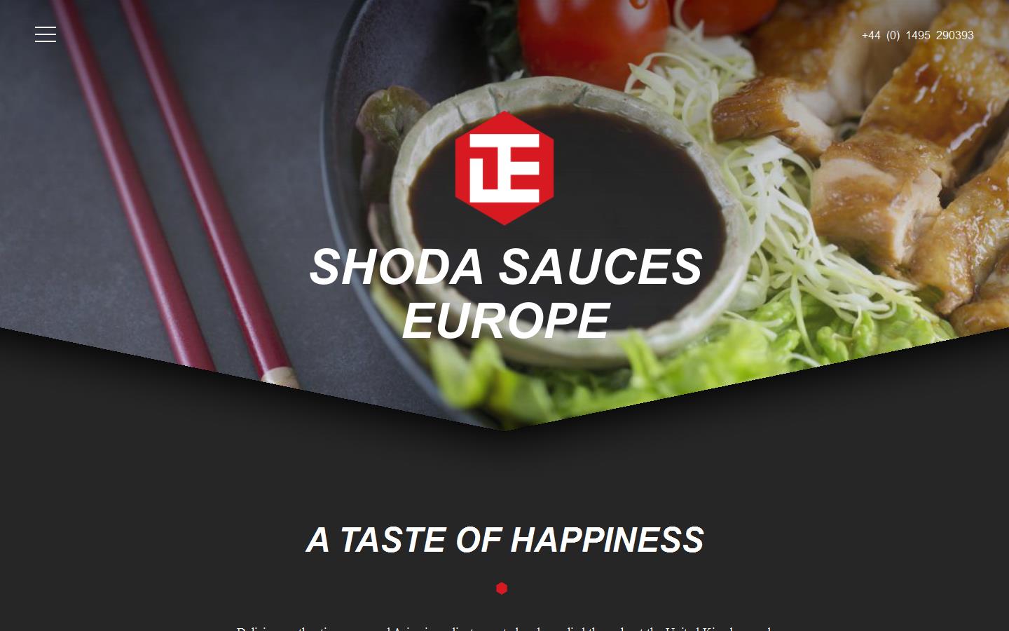 Shoda Sauces Europe Website