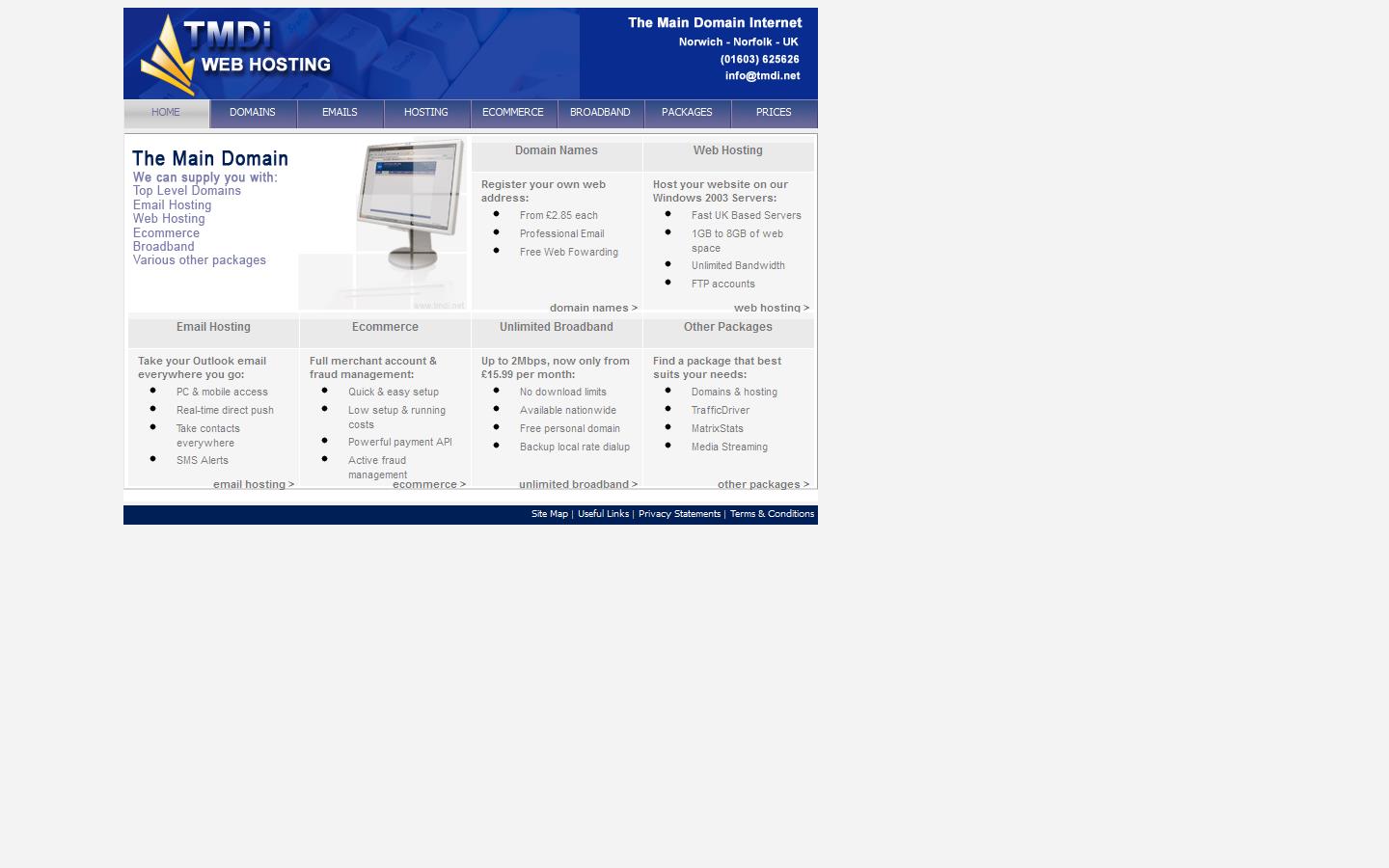 The Main Domain Website