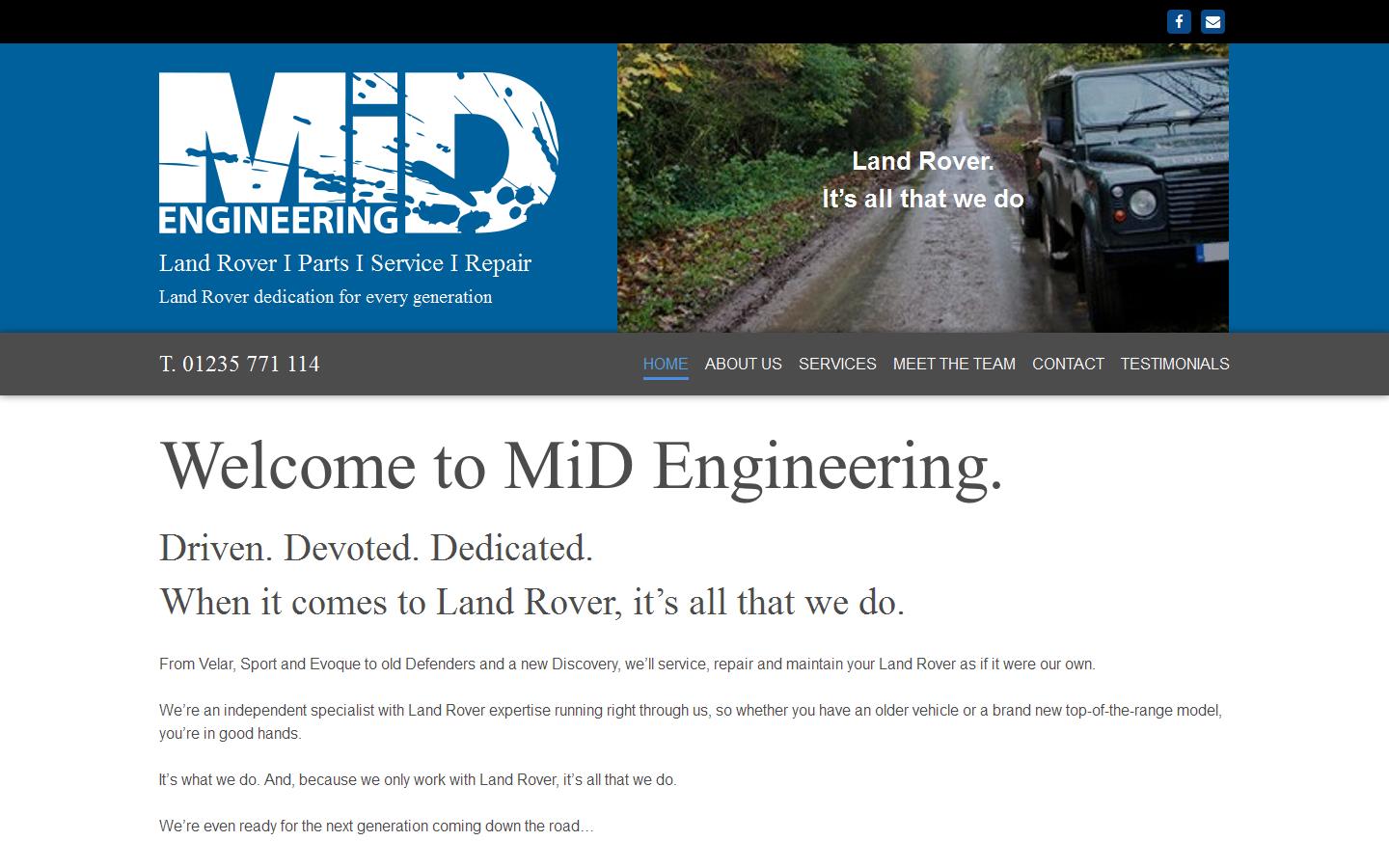 M I D Engineering Website