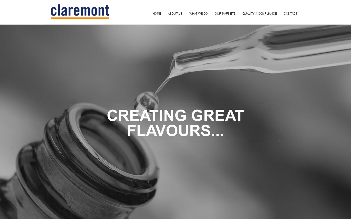 Claire Mont Ingredients Website