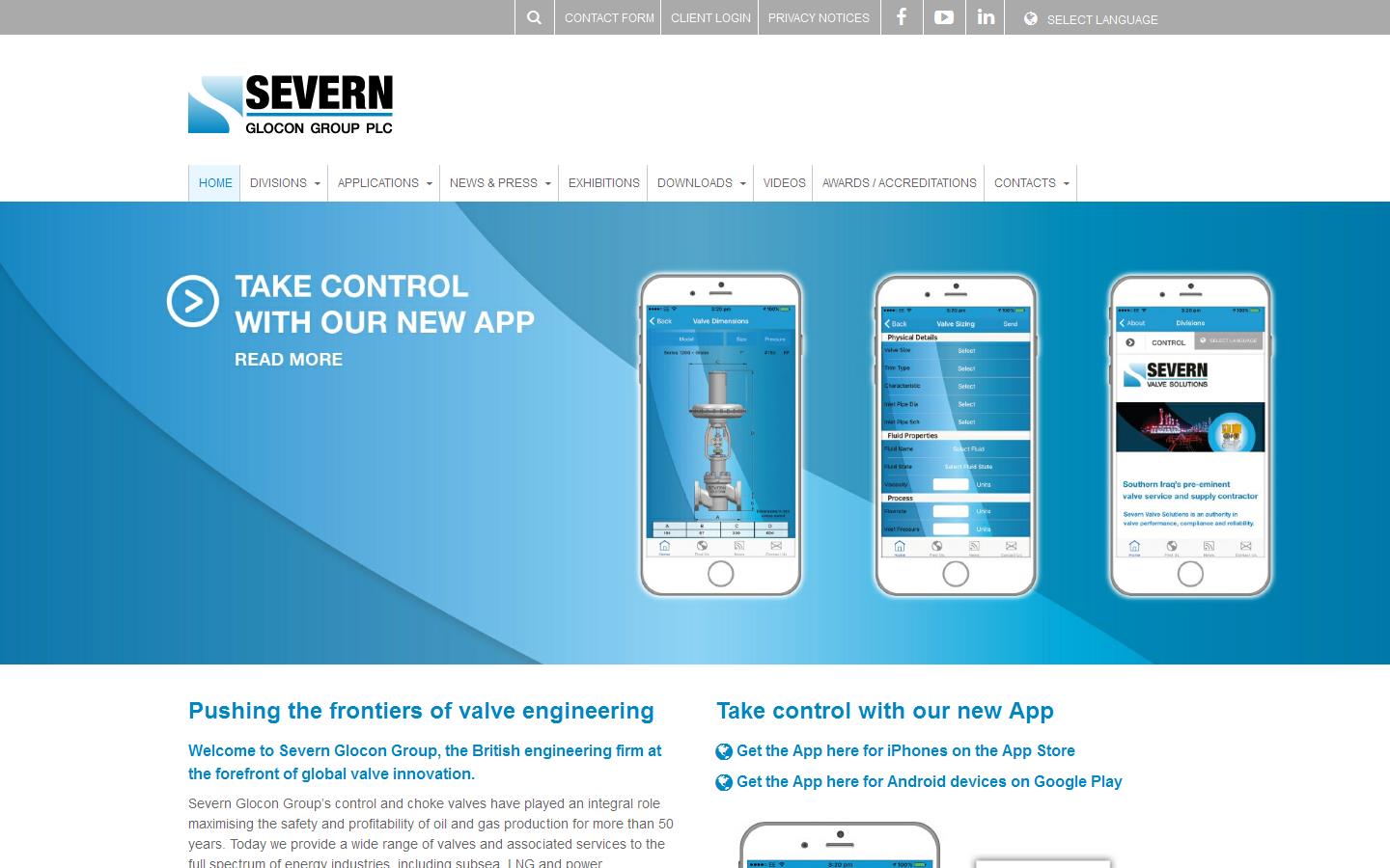 Severn Ball Valves Website