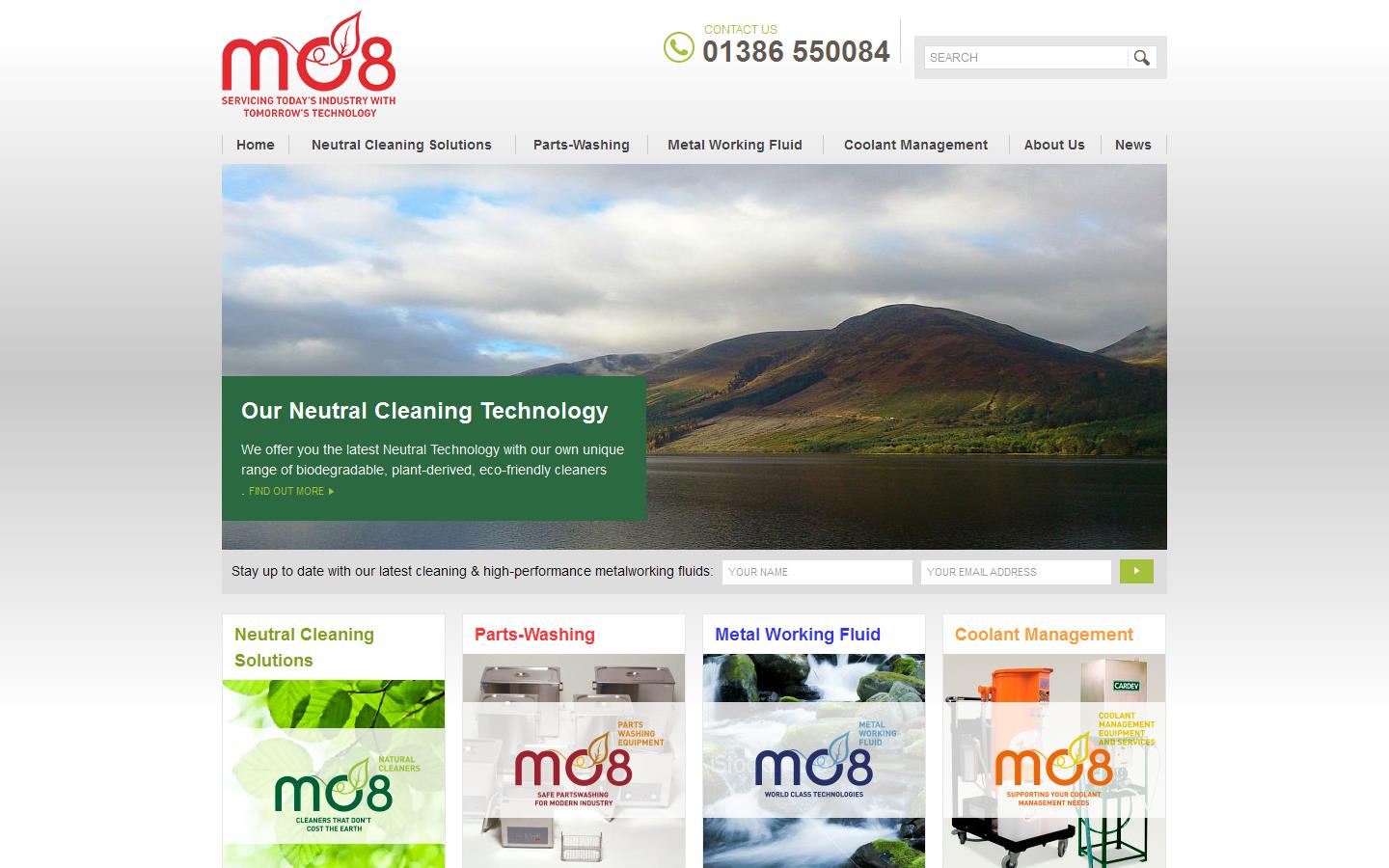 M O 8 Specialities Ltd Website
