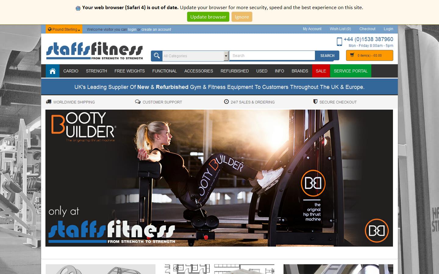 Staffs Fitness Website