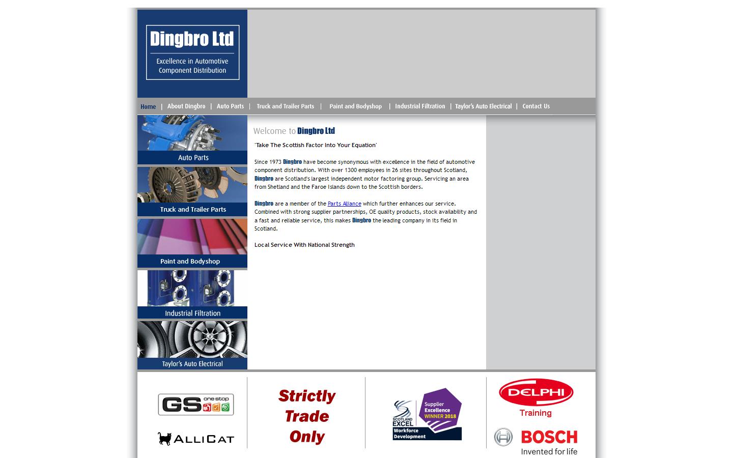 Dingbro Ltd Website