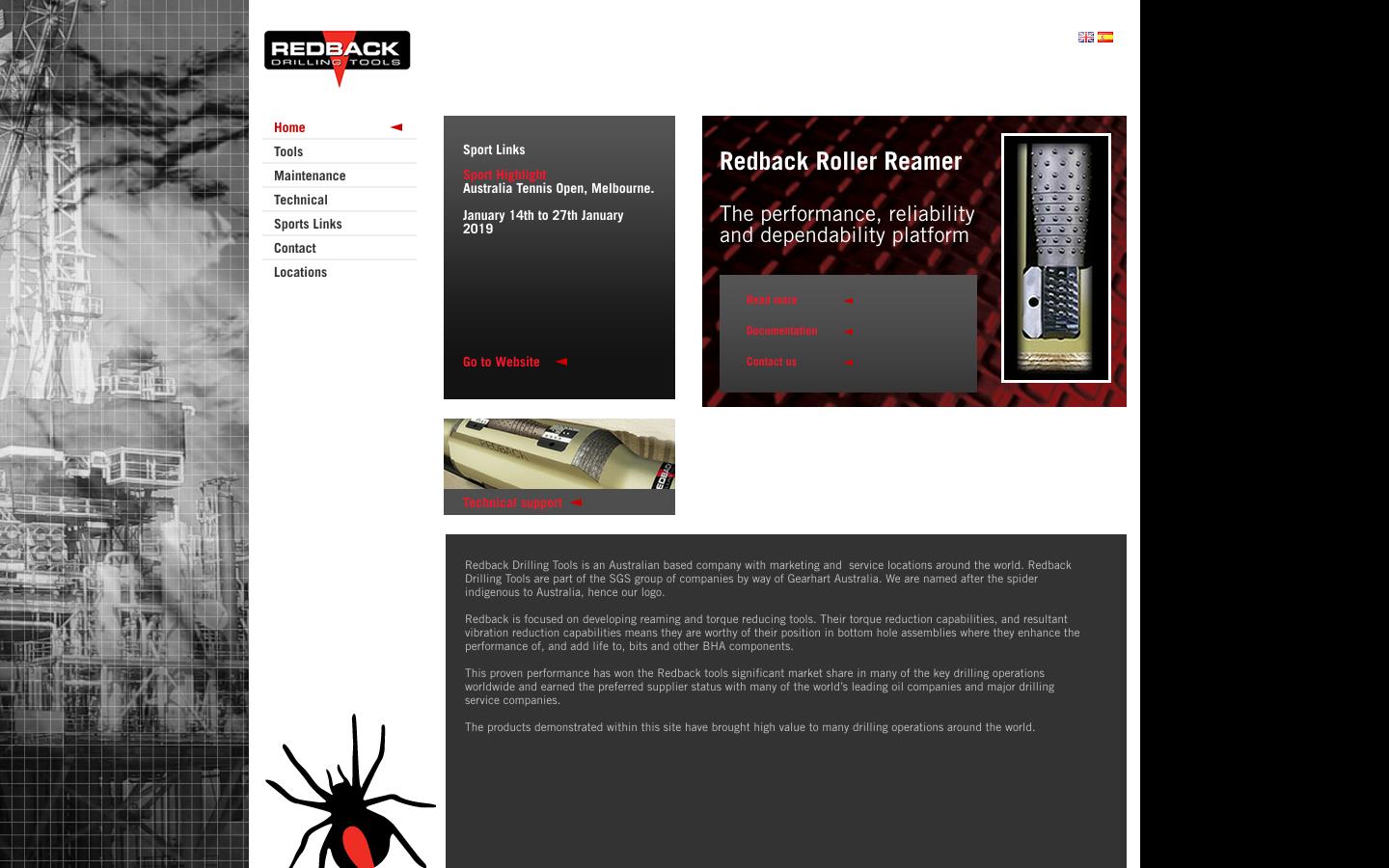 Redback Drilling Tools Ltd Website