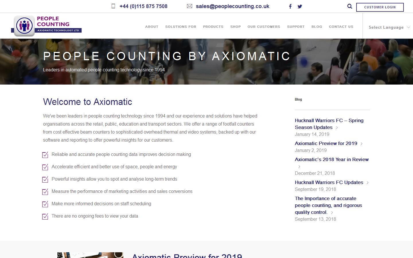 Axiomatic Technology Ltd Website