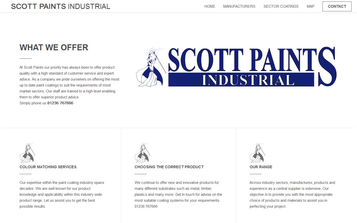 Scott Paints Website