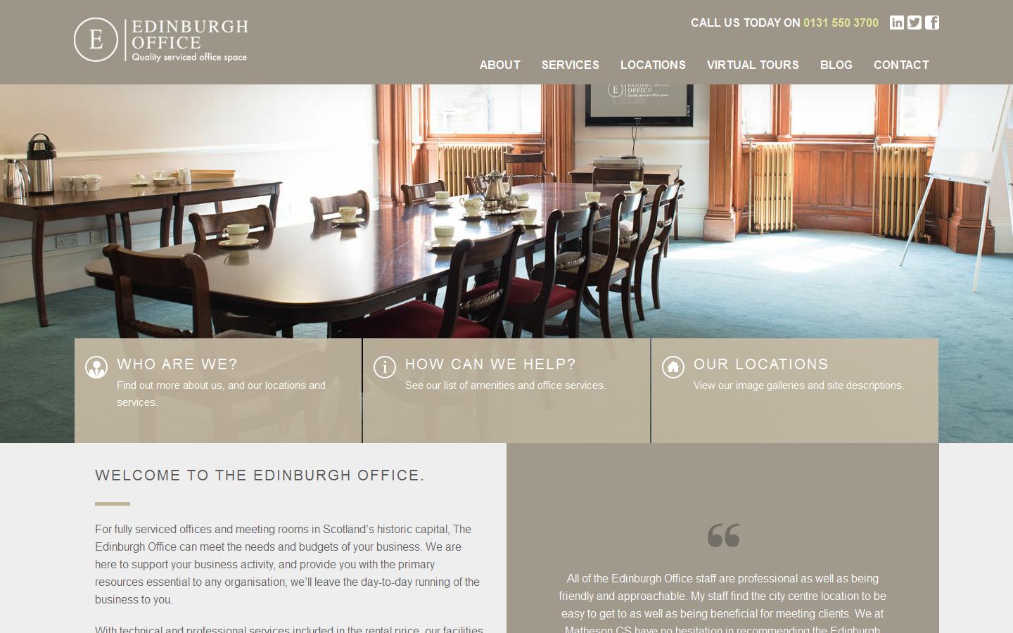 Edinburgh Office Website