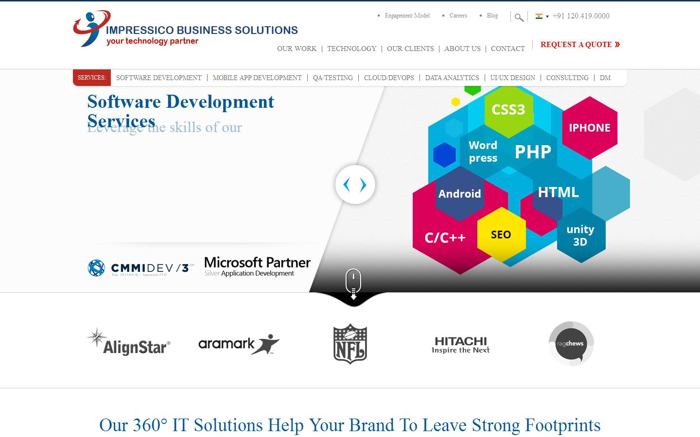 Impressico Business Solutions Website