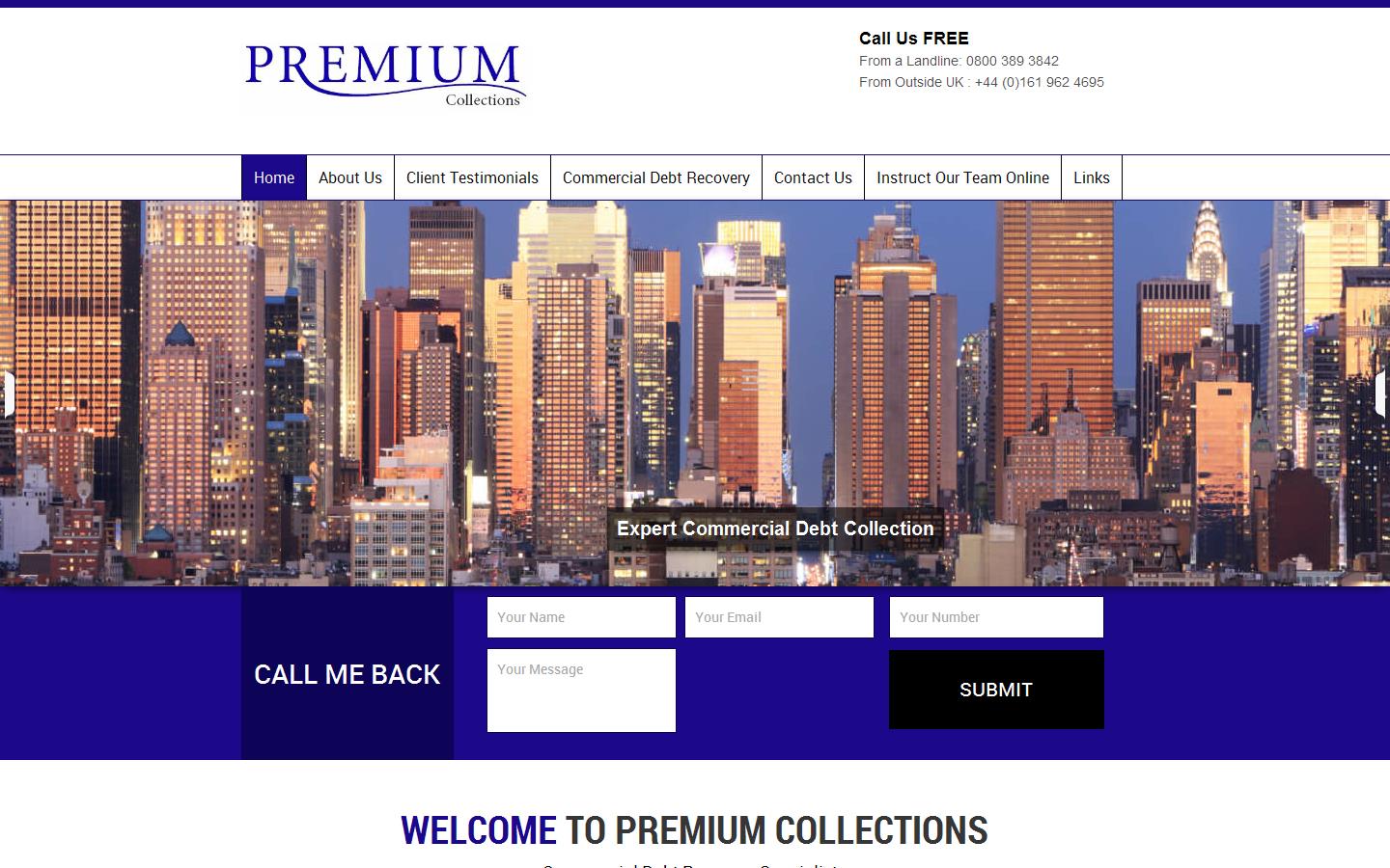 Premium Collections Website