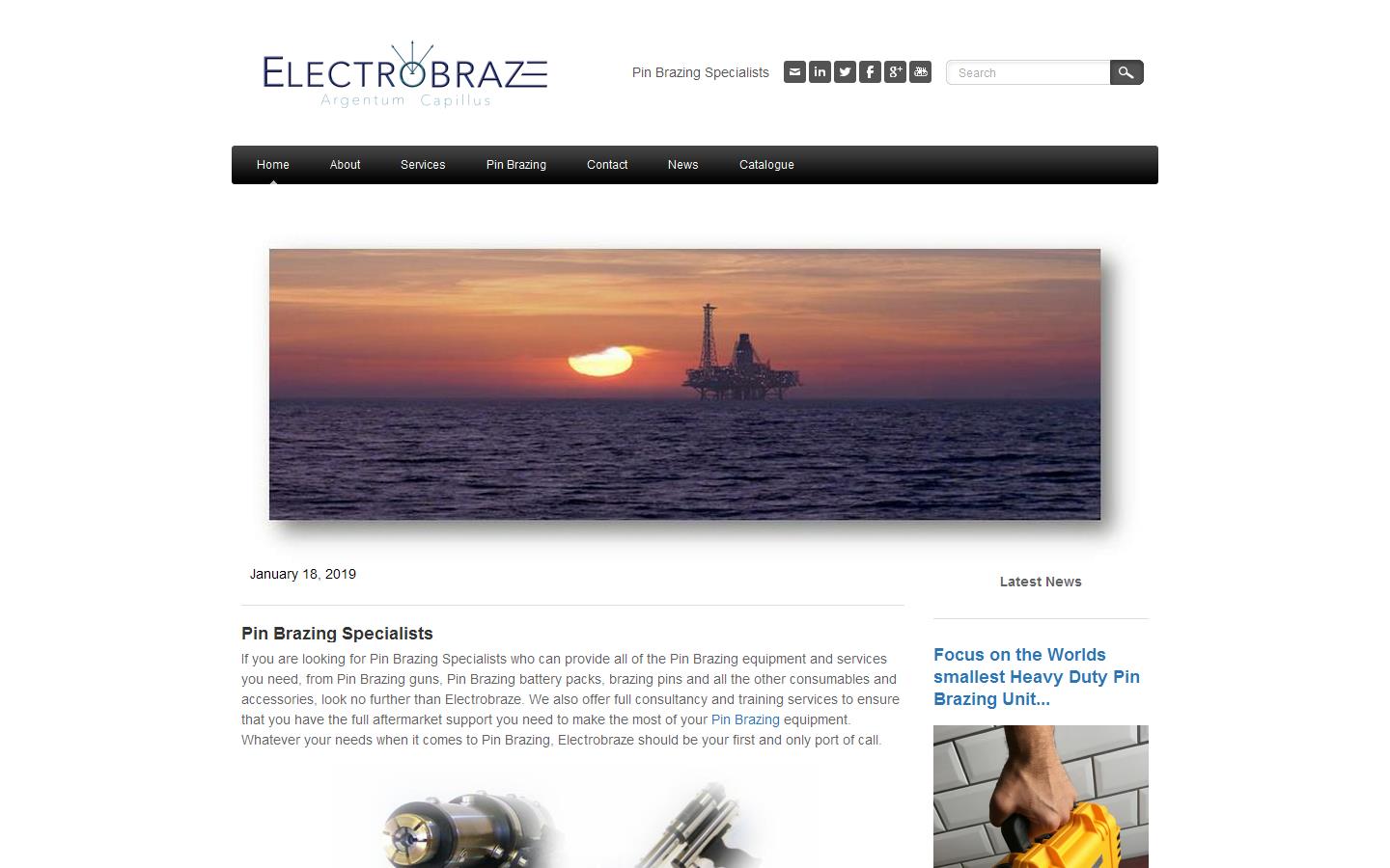 Electrobraze Website