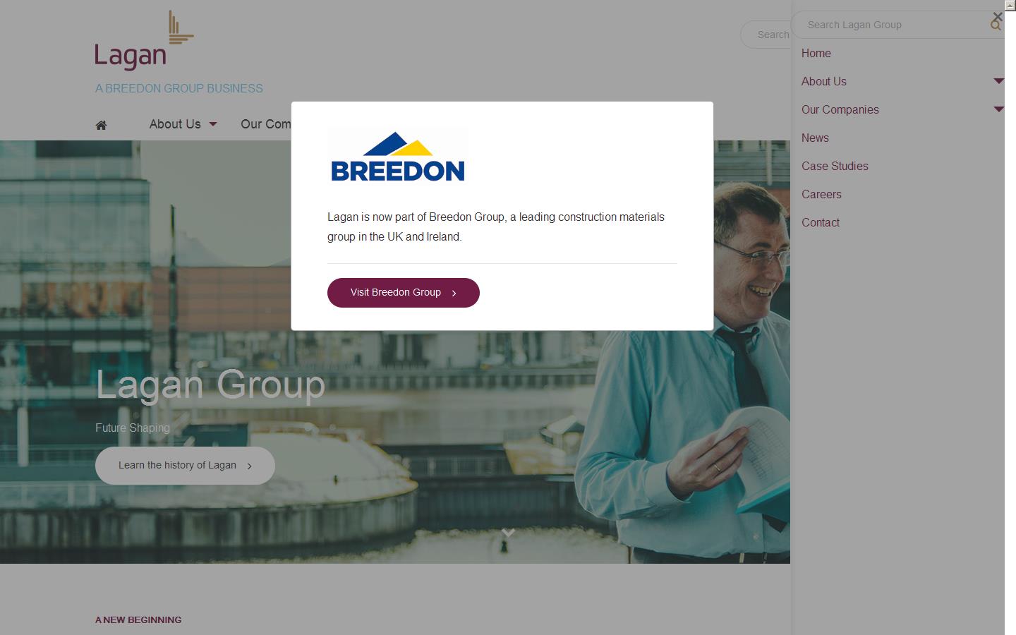 Lagan Cement Group Ltd Website