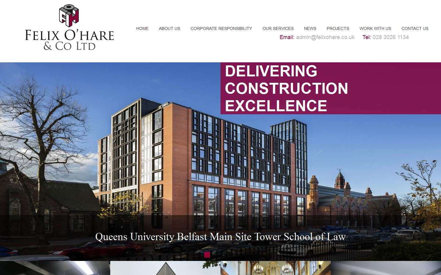 Felix O''Hare & Co. Ltd Website