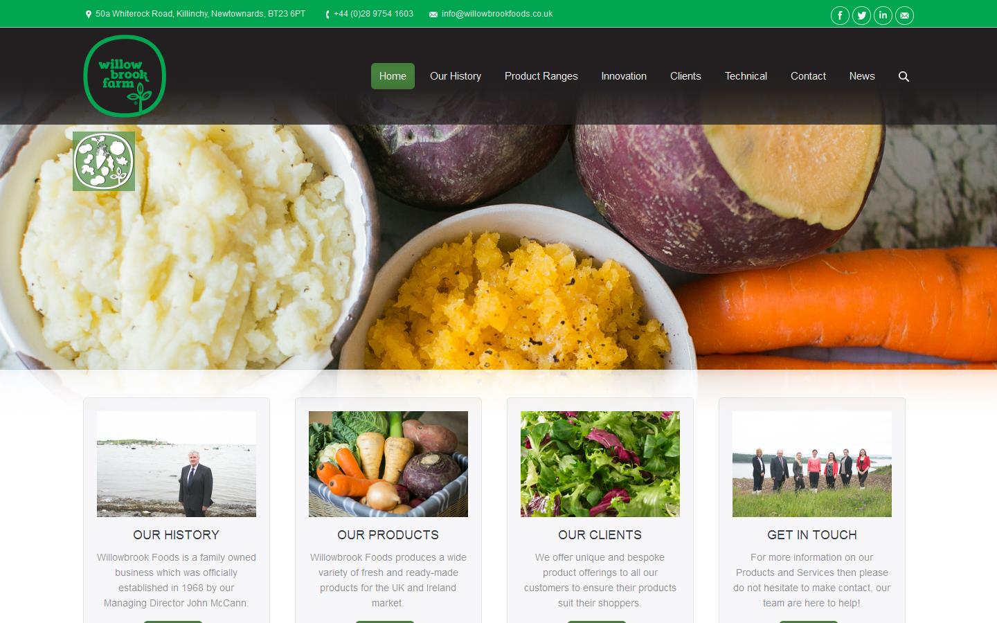 Willowbrook Foods Website