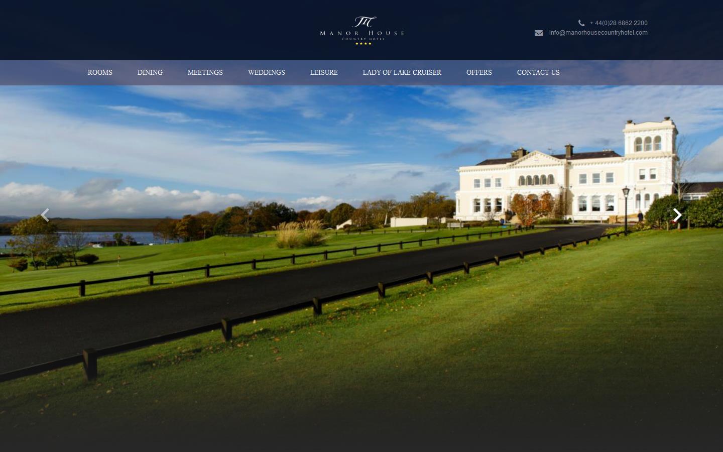Manor House Country Hotel Website