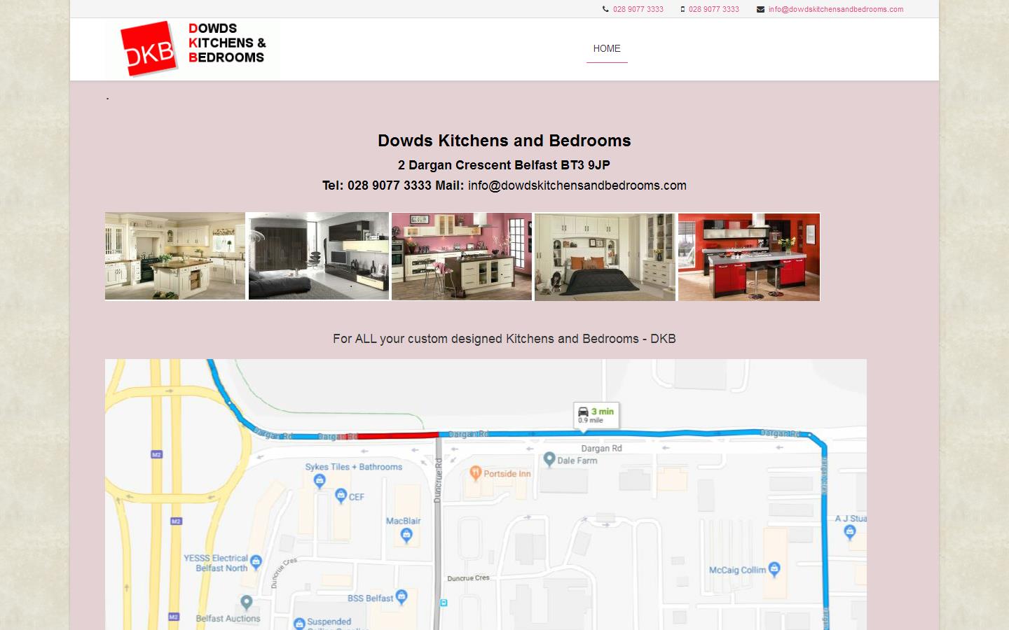 Dowds Kitchens & Bedrooms Website