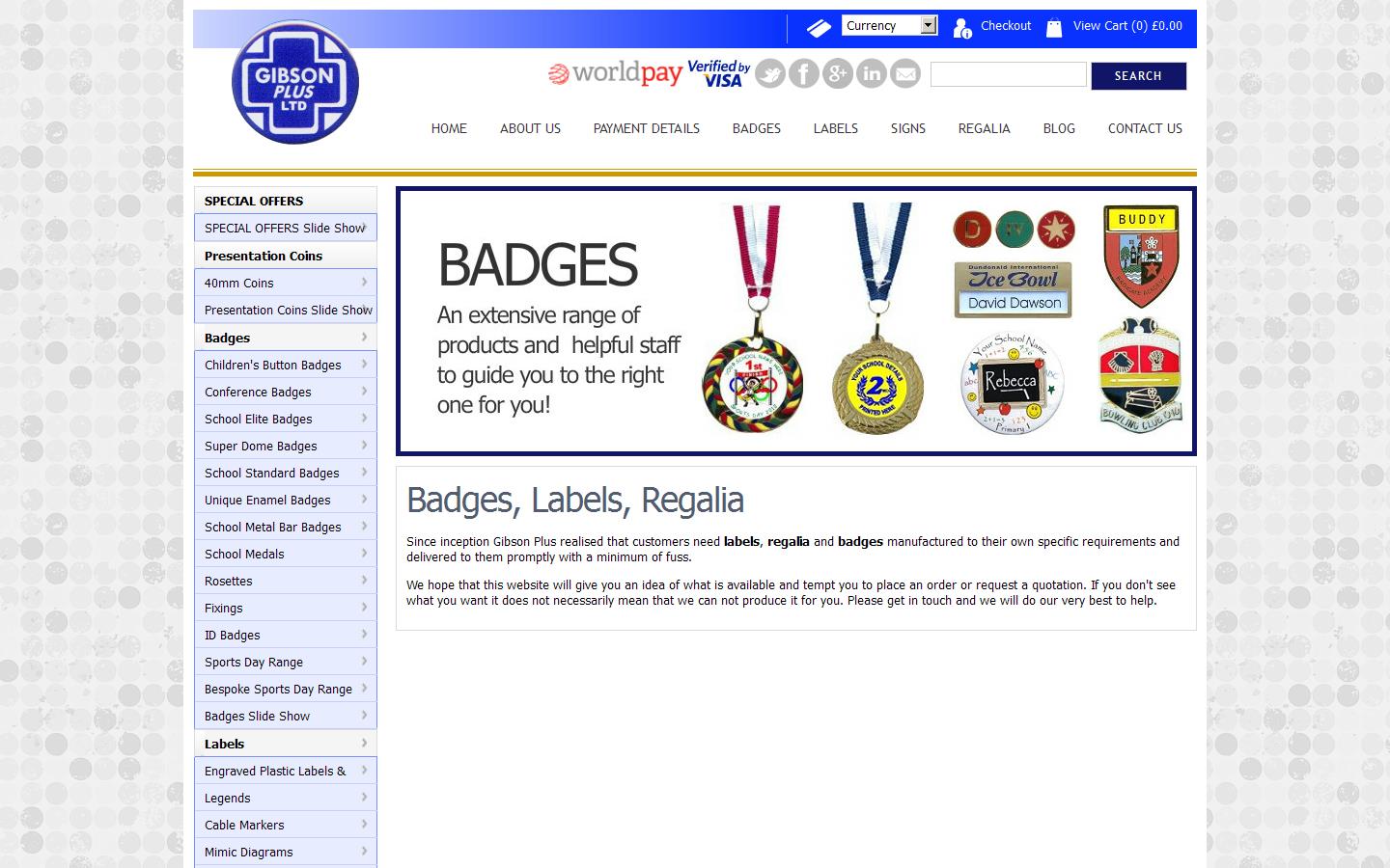 Gibson Plus Ltd Website