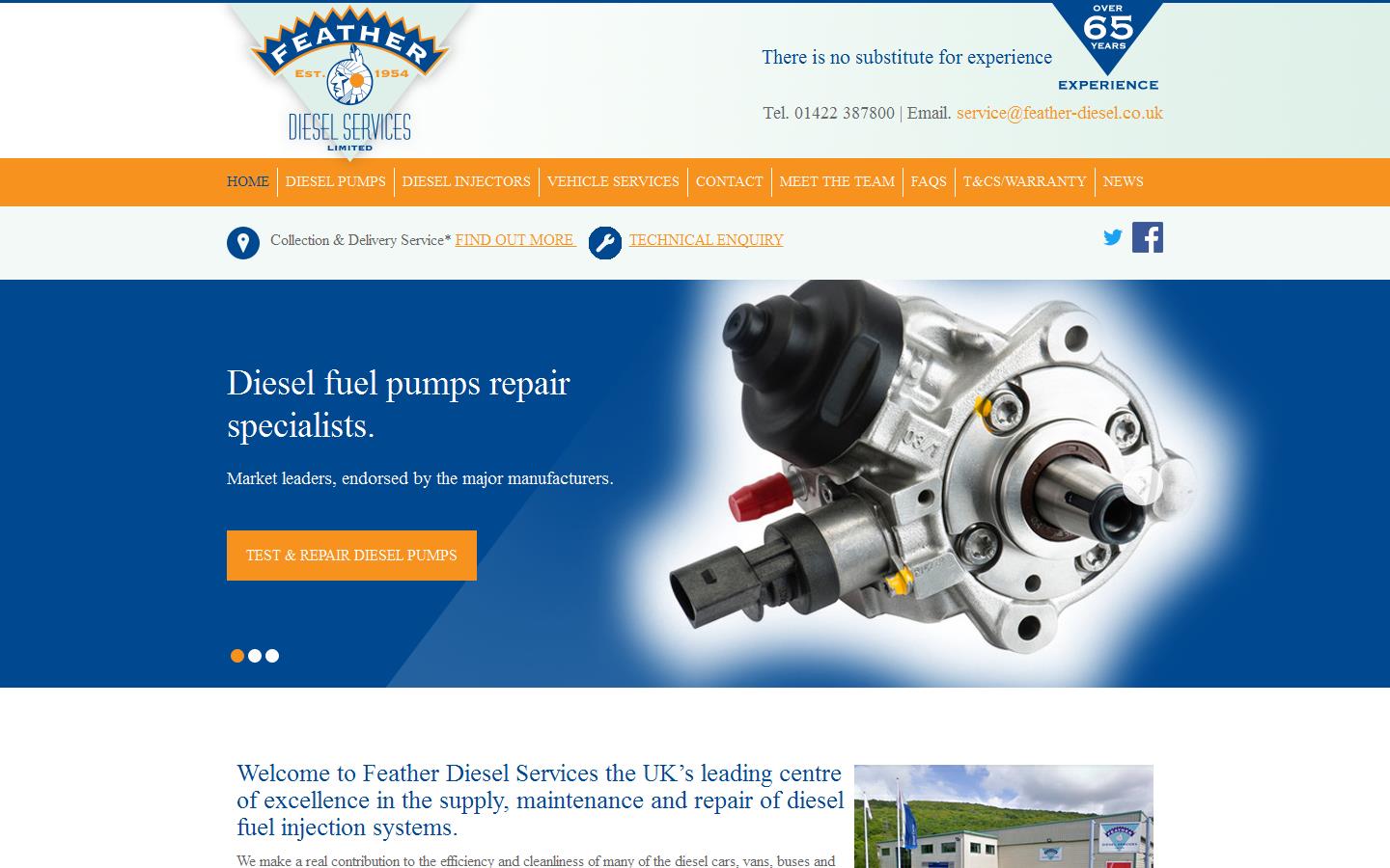 Feather Diesel Services Website