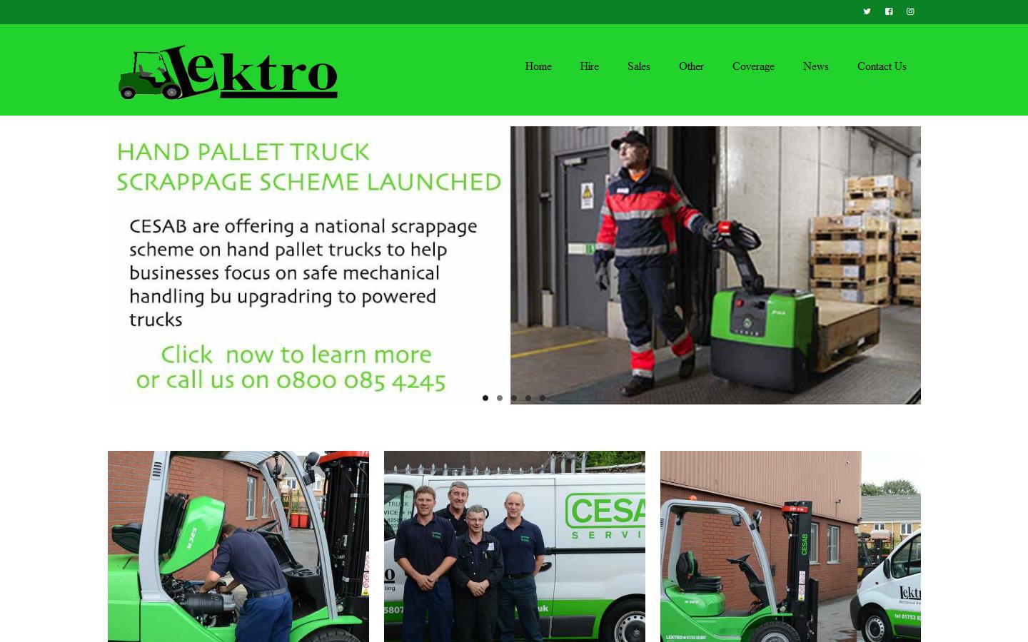 Lektro Website