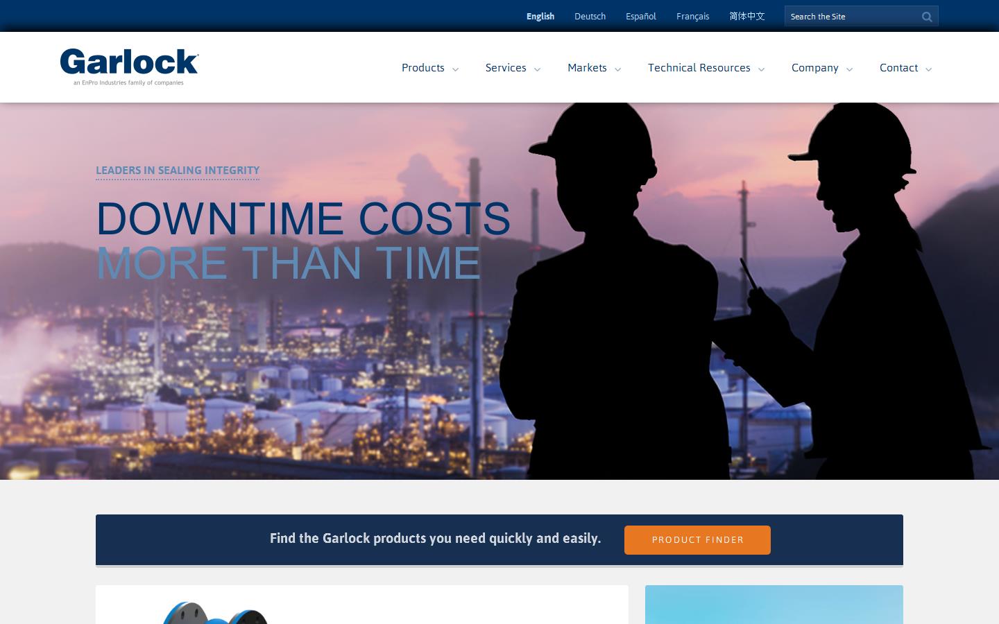 Garlock GB Ltd Website