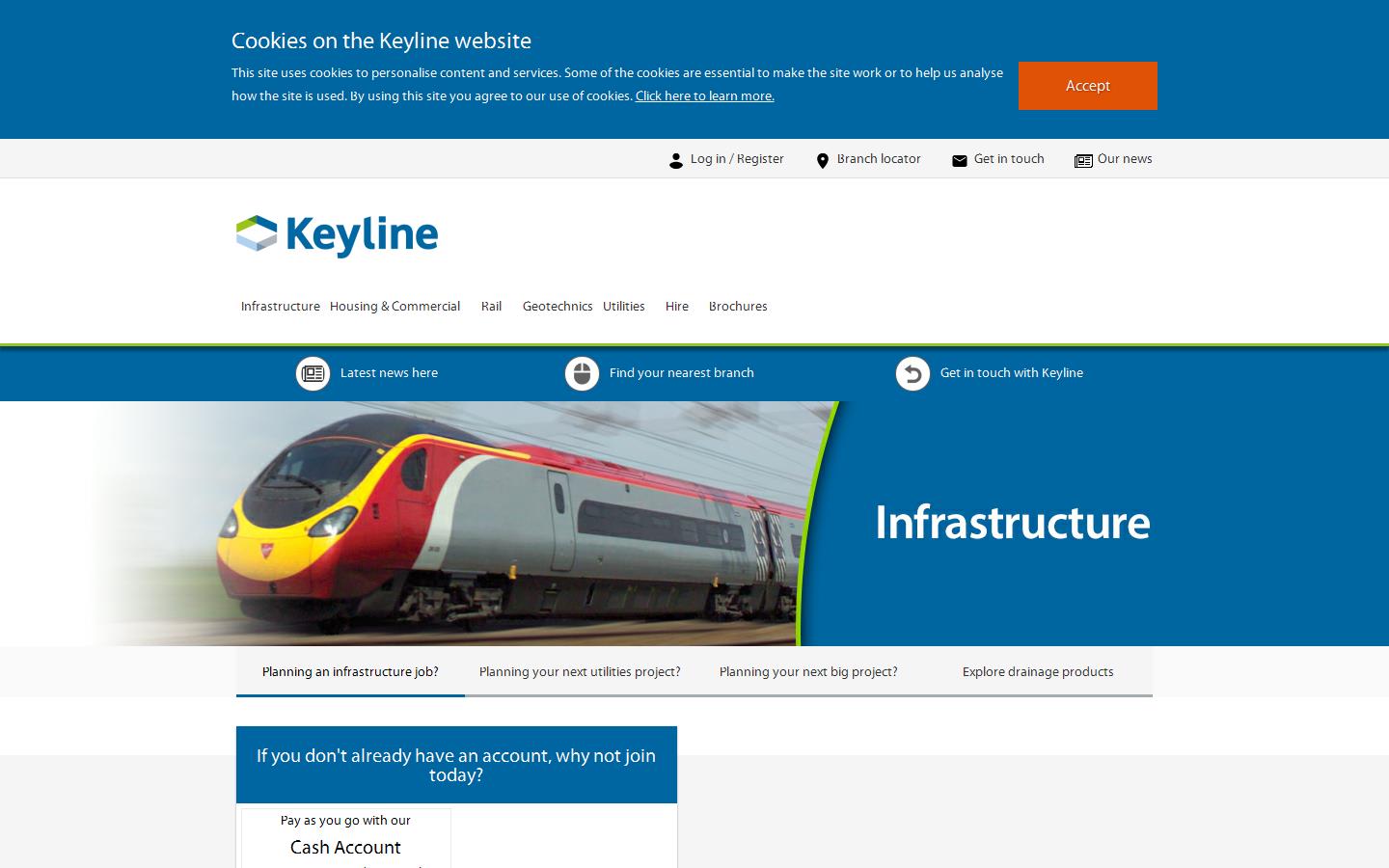 Keyline Builders Merchants Website