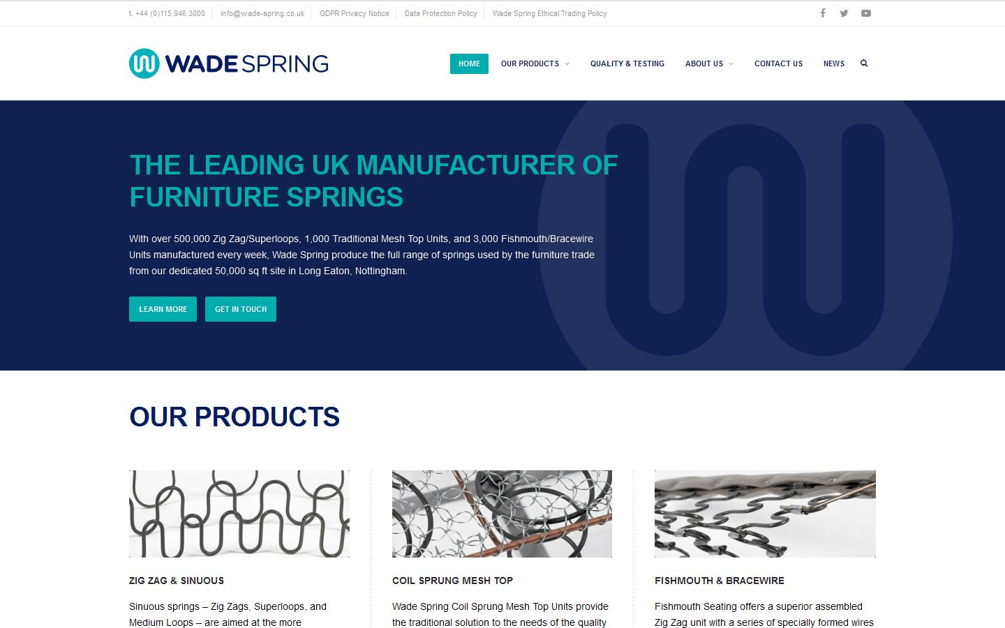 Wade Spring Website