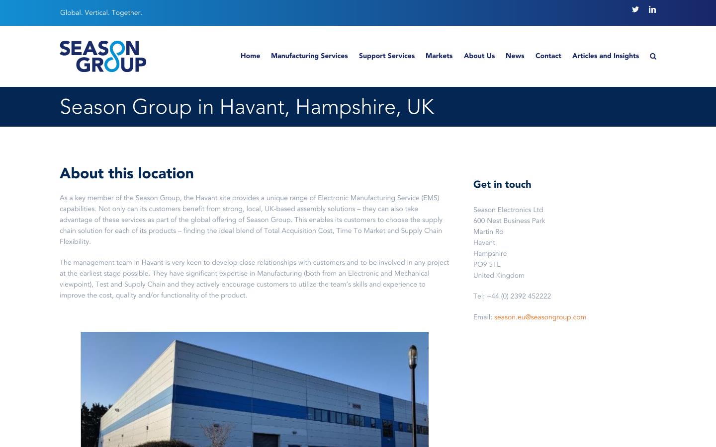 Season Electronics Website